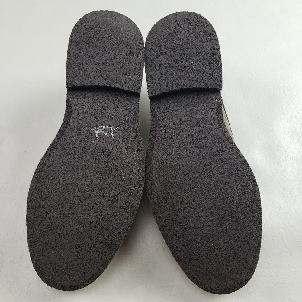 Donald Pliner Lance Derby Shoe Mens 10 M Brown Leather Lace Up Croc Embossed - Picture 8 of 11